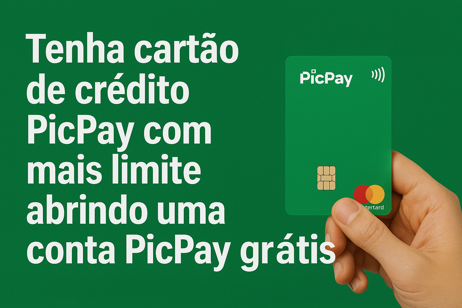 Cadastre-se no PicPay e ganhe mais limite