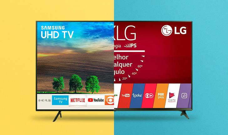 TV Samsung ou LG? Entenda as diferenças entre elas